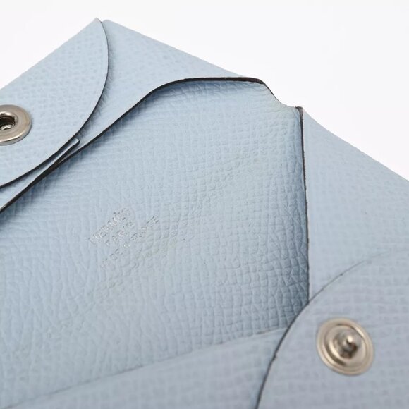 HERMES Blue plum coincase - Picture 10 of 12